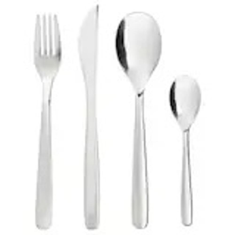 KEA Mopsig 16-Piece Stainless Flatware Utensil Set Feast Ready Squad